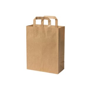 Papierová taška L | hnedá | 26x12x35cm | 250 ks