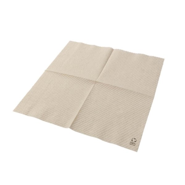 Papierové servítky | nebielené | 33x33cm | 1-vrstvové | 100 ks