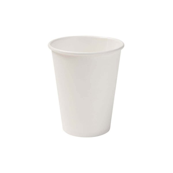 EKO papierový biely pohár na teplé nápoje
