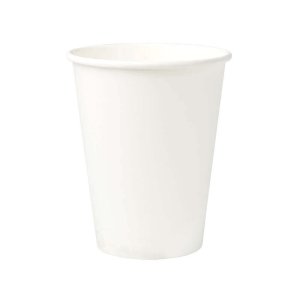 EKO papierový biely pohár na teplé nápoje