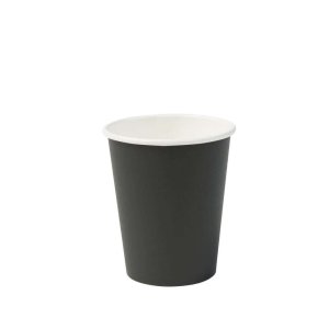 EKO papierový čierny pohár na teplé nápoje