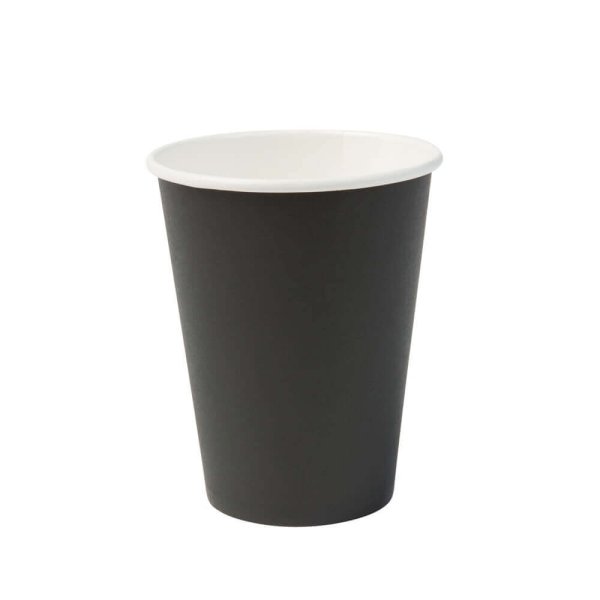 EKO papierový čierny pohár na teplé nápoje