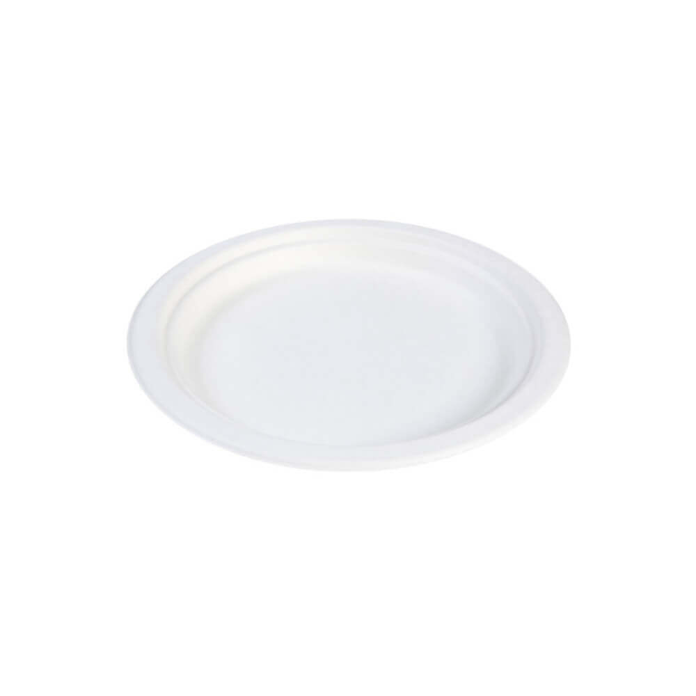 Plytký tanier kruhový z cukrovej trstiny